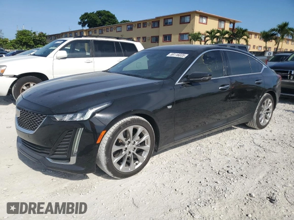 2020 Cadillac CT5 Premium Luxury z VIN 1G6DN5RKXL0124837, wystawiony jako Copart lot #59116035 z przebiegiem 90 731 mil mil oraz Szkoda całkowita • Salvage title. Historia ofert i sprzedaży dostępna na DreamBid. Obrazek 1.
