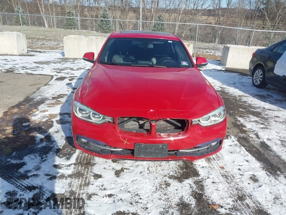 2017 BMW 3 Series 330i xDrive with VIN WBA8D9G55HNT90876, listed as a IAAI auction lot 41262582 with 106,449 mi miles. Bid and sale history available at carsss.com. Image 12.