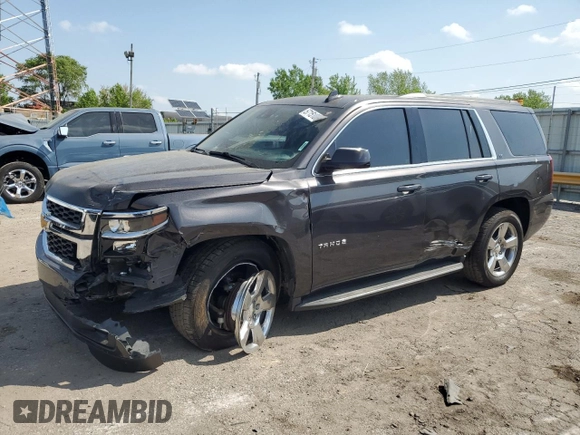 2016 Chevrolet Tahoe LT with VIN 1GNSKBKC8GR438834, listed as a Copart auction lot 57151045 with 129,234 mi miles and Salvage title. Bid and sale history available at DreamBid. Image 1.