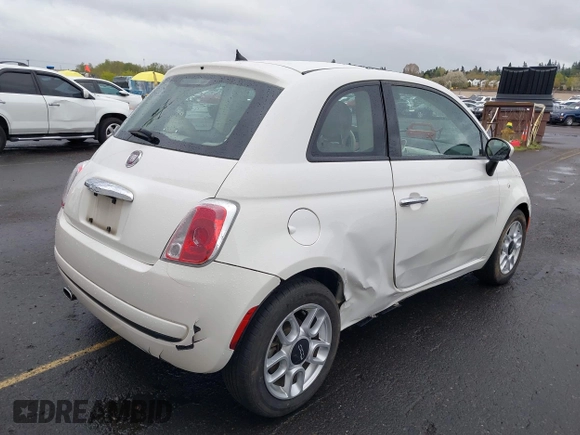2014 FIAT 500 Pop with VIN 3C3CFFAR7ET223761, listed as a IAAI auction lot 41956345 with 119,946 mi miles. Bid and sale history available at carsss.com. Image 4.