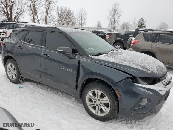2019 Chevrolet Blazer with VIN 3GNKBCRS8KS585342, listed as a Copart auction lot 45980005 with 78,460 mi miles and Salvage Title. Bid and sale history available at carsss.com. Image 4.