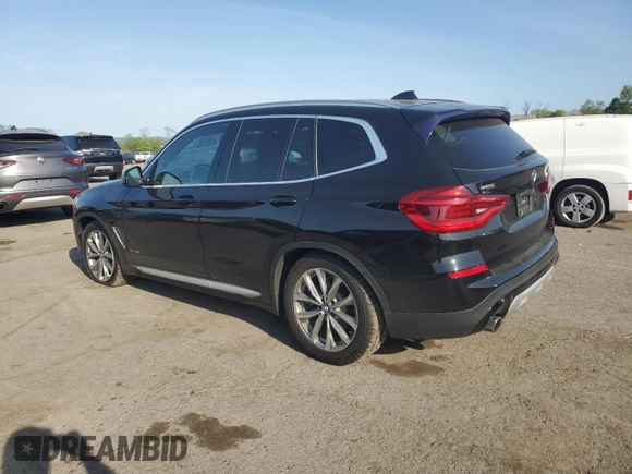 2018 BMW X3 xDrive30i with VIN 5UXTR9C55JLD65984, listed as a Copart auction lot 54907385 with 102,282 mi miles and Salvage Title. Bid and sale history available at DreamBid. Image 2.