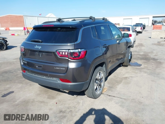 2021 Jeep Compass Limited with VIN 3C4NJDCB5MT596447, listed as a IAAI auction lot 41597395 with 70,203 mi miles and . Bid and sale history available at carsss.com. Image 4.