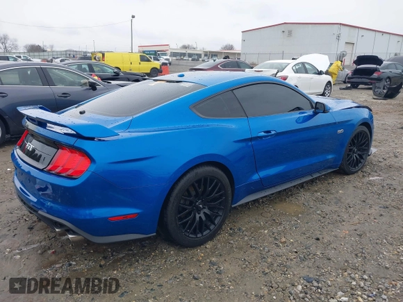 2020 Ford Mustang GT with VIN 1FA6P8CF8L5100316, listed as a IAAI auction lot 41620350 with 115,661 mi miles and . Bid and sale history available at DreamBid. Image 4.