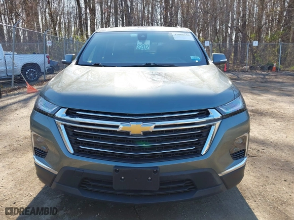 2022 Chevrolet Traverse LT Cloth with VIN 1GNEVGKW3NJ150288, listed as a IAAI auction lot 41880159 with 23,044 mi miles. Bid and sale history available at carsss.com. Image 12.