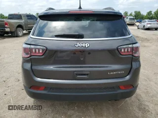 2018 Jeep Compass Limited with VIN 3C4NJCCB2JT204109, listed as a Copart auction lot 53953215 with 94,566 mi miles and Salvage Title. Bid and sale history available at carsss.com. Image 6.