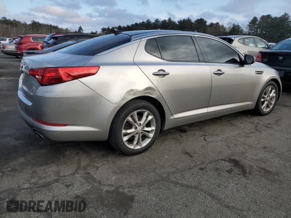 2013 Kia Optima EX with VIN 5XXGN4A74DG140978, listed as a Copart auction lot 47573885 with 93,764 mi miles and Salvage Title. Bid and sale history available at carsss.com. Image 3.