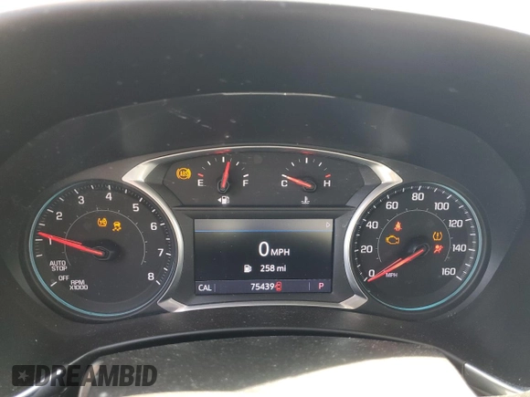 2021 Chevrolet Equinox Premier z VIN 2GNAXXEV9M6115343, wystawiony jako Copart lot #56357955 z przebiegiem 75 439 mil mil oraz Szkoda całkowita • Salvage title. Historia ofert i sprzedaży dostępna na DreamBid. Obrazek 9.