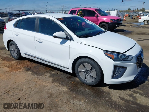 2022 Hyundai Ioniq SE with VIN KMHC75LC1NU268983, listed as a IAAI auction lot 41851313 with 34,865 mi miles and . Bid and sale history available at DreamBid. Image 1.