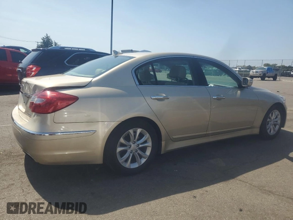 2012 Hyundai Genesis 3.8L with VIN KMHGC4DD6CU191944, listed as a Copart auction lot 69279064 with 100,963 mi miles and Salvage Title. Bid and sale history available at carsss.com. Image 3.