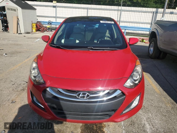 2013 Hyundai Elantra GT with VIN KMHD35LE1DU060604, listed as a Copart auction lot 72854134 with 135,786 mi miles and Salvage Title. Bid and sale history available at carsss.com. Image 5.