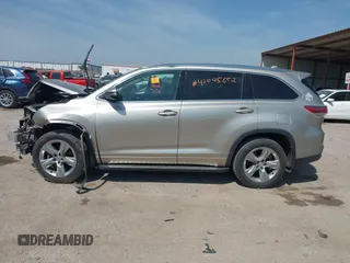 2015 Toyota Highlander Limited with VIN 5TDYKRFH3FS083587, listed as a IAAI auction lot 42045652 with Not provided miles and . Bid and sale history available at DreamBid. Image 14.