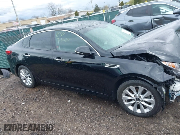 2018 Kia Optima LX with VIN 5XXGT4L31JG240628, listed as a IAAI auction lot 42005706 with 84,418 mi miles and . Bid and sale history available at carsss.com. Image 14.