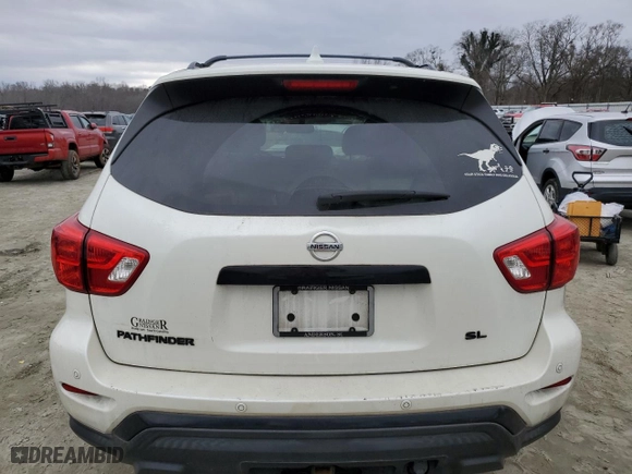 2019 Nissan Pathfinder SL with VIN 5N1DR2MNXKC614592, listed as a Copart auction lot 43337845 with 84,106 mi miles and Salvage Title. Bid and sale history available at carsss.com. Image 6.
