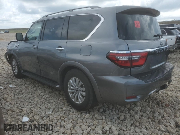 2022 Nissan Armada SV with VIN JN8AY2AC6N9161963, listed as a Copart auction lot 67955474 with 64,464 mi miles and Salvage Title. Bid and sale history available at carsss.com. Image 2.
