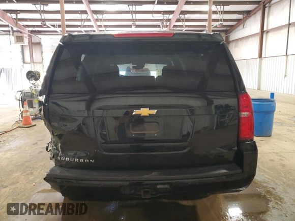 2018 Chevrolet Suburban LT with VIN 1GNSKHKC2JR391486, listed as a Copart auction lot 53238475 with 110,231 mi miles and Salvage Title. Bid and sale history available at carsss.com. Image 6.