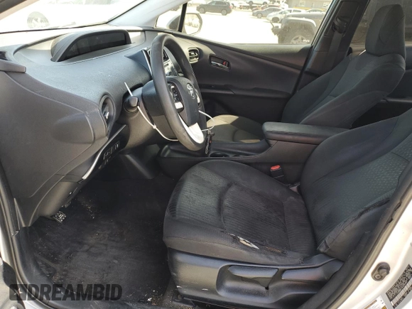 2017 Toyota Prius Two with VIN JTDKBRFUXH3030909, listed as a Copart auction lot 54168085 with 276,297 mi miles and Salvage Title. Bid and sale history available at DreamBid. Image 7.