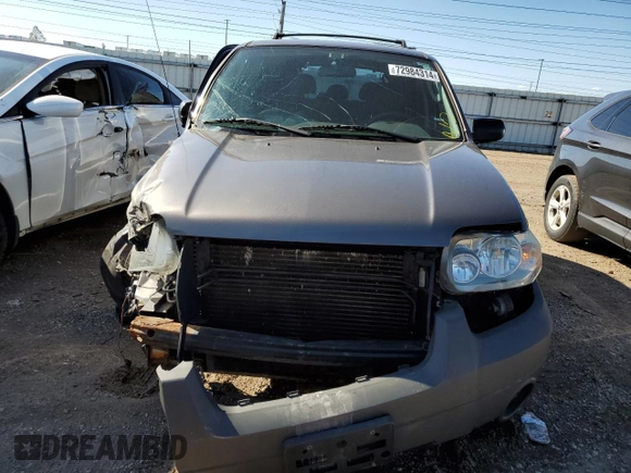 2006 Ford Escape XLS with VIN 1FMYU02Z66KD24839, listed as a Copart auction lot 72984314 with 225,626 mi miles and Salvage Title. Bid and sale history available at carsss.com. Image 5.