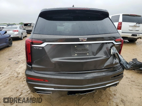 2020 Cadillac XT6 FWD Premium Luxury with VIN 1GYKPCRS5LZ225809, listed as a Copart auction lot 50485045 with 19,821 mi miles and Salvage title. Bid and sale history available at DreamBid. Image 6.