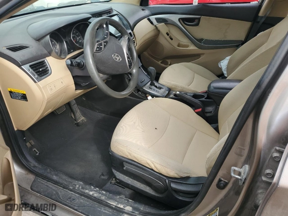 2013 Hyundai Elantra GLS with VIN 5NPDH4AE8DH175715, listed as a Copart auction lot 47591775 with 148,224 mi miles and Salvage Title. Bid and sale history available at carsss.com. Image 7.
