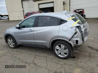 2020 Honda HR-V EX with VIN 3CZRU6H58LM719815, listed as a Copart auction lot 44361495 with 34,679 mi miles and Salvage Title. Bid and sale history available at carsss.com. Image 2.