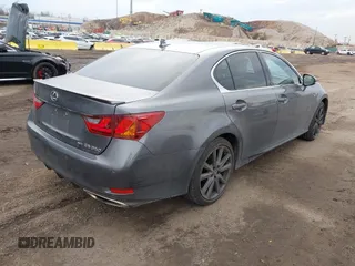2013 Lexus GS 350 with VIN JTHCE1BL7D5014898, listed as a IAAI auction lot 41656269 with 102,275 mi miles. Bid and sale history available at carsss.com. Image 4.