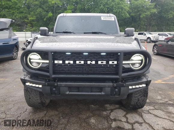 2022 Ford Bronco с VIN 1FMEE5DP5NLB44740, выставлен на аукционе Copart как лот 54820505 с пробегом 49 767 миль миль и Списание • Salvage title. История ставок и продаж доступна на DreamBid. Изображение 5.