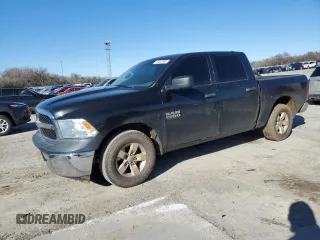 2018 Ram 1500 Tradesman with VIN 1C6RR6KG8JS313515, listed as a Copart auction lot 47447995 with 210,826 mi miles and Salvage title. Bid and sale history available at DreamBid. Image 1.