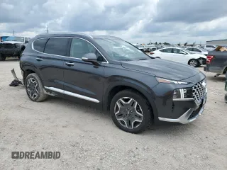 2022 Hyundai Santa Fe Limited with VIN 5NMS44AL6NH457996, listed as a Copart auction lot 70285674 with 9,021 mi miles and Salvage Title. Bid and sale history available at carsss.com. Image 4.