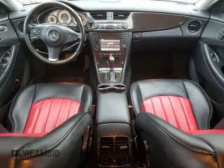 2009 Mercedes-Benz CLS-Class 5.5L with VIN WDDDJ72X59A144223, listed as a Copart auction lot 81114174 with 164,096 mi miles and Salvage Title. Bid and sale history available at carsss.com. Image 8.