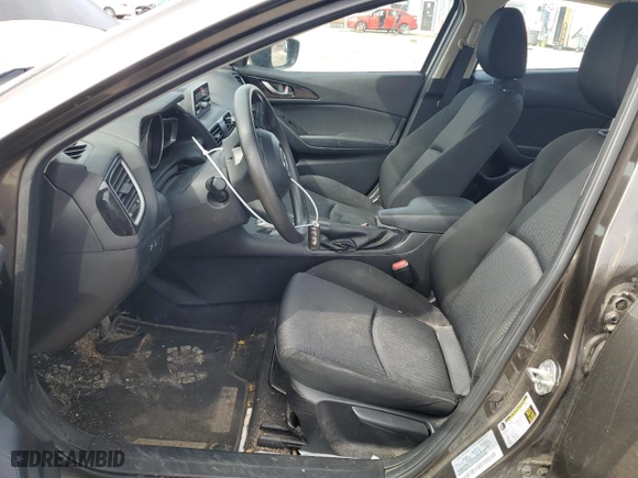 2014 Mazda Mazda3 i Sport with VIN JM1BM1U75E1168647, listed as a Copart auction lot 50206135 with 123,265 mi miles and Salvage Title. Bid and sale history available at carsss.com. Image 7.