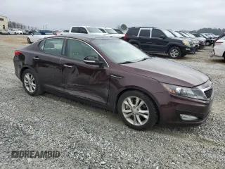 2012 Kia Optima EX with VIN 5XXGN4A69CG018316, listed as a Copart auction lot 43252345 with 131,165 mi miles and Salvage Title. Bid and sale history available at carsss.com. Image 4.
