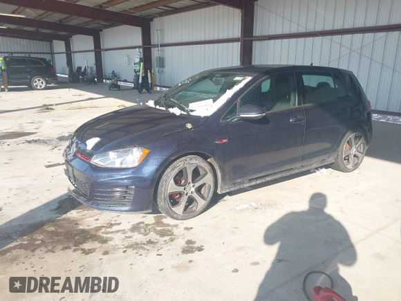2016 Volkswagen Golf GTI SE with VIN 3VW5T7AU6GM036738, listed as a IAAI auction lot 41404994 with 176,048 mi miles. Bid and sale history available at carsss.com. Image 2.