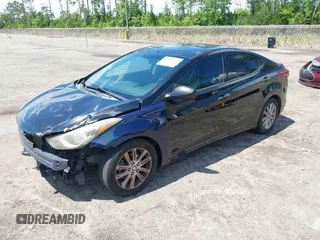 2015 Hyundai Elantra SE z VIN 5NPDH4AE2FH594453, wystawiony jako IAAI lot #42386719 z przebiegiem 199 522 mil mil oraz . Historia ofert i sprzedaży dostępna na DreamBid. Obrazek 2.