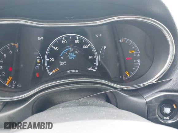 2020 Jeep Grand Cherokee Altitude with VIN 1C4RJEAG4LC337660, listed as a IAAI auction lot 42119646 with 92,780 mi miles and . Bid and sale history available at DreamBid. Image 7.