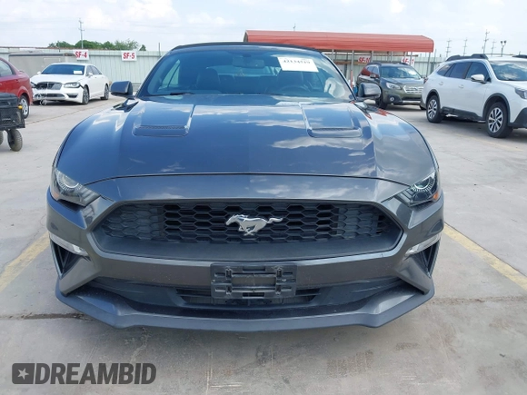 2019 Ford Mustang EcoBoost with VIN 1FATP8UH4K5161454, listed as a IAAI auction lot 42134519 with 94,256 mi miles and . Bid and sale history available at DreamBid. Image 12.