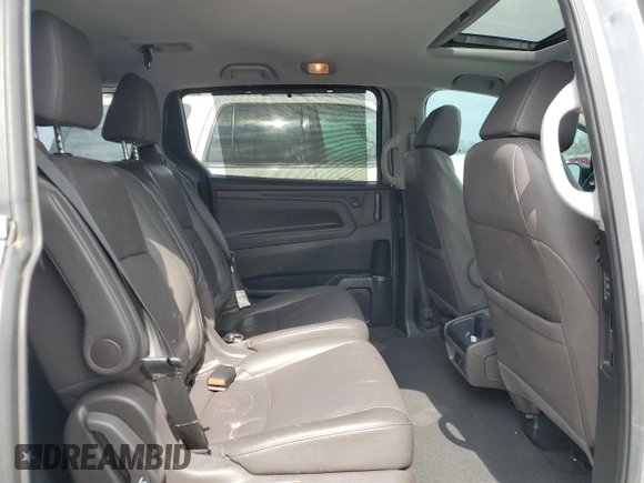 2020 Honda Odyssey EX-L with VIN 5FNRL6H72LB048687, listed as a Copart auction lot 51495345 with 54,121 mi miles and Salvage Title. Bid and sale history available at carsss.com. Image 11.