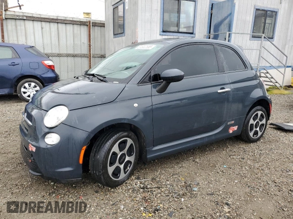 2017 FIAT 500e with VIN 3C3CFFGE6HT565517, listed as a Copart auction lot 51302555 with 69,203 mi miles and Clean Title. Bid and sale history available at carsss.com. Image 1.