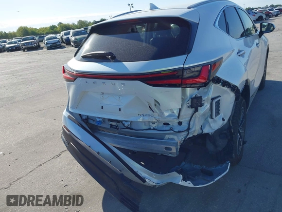 2025 Lexus NX with VIN JTJGDCAZ6S2016077, listed as a IAAI auction lot 41812436 with 6,510 mi miles. Bid and sale history available at carsss.com. Image 16.