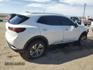2022 Buick Envision Essence with VIN LRBFZPR47ND031386, listed as a Copart auction lot 48136765 with 97,120 mi miles and Salvage Title. Bid and sale history available at carsss.com. Image 3.
