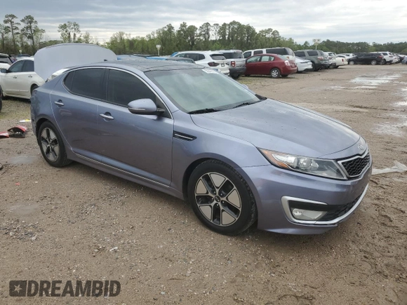 2012 Kia Optima Hybrid with VIN KNAGM4AD5C5009471, listed as a Copart auction lot 50542505 with 146,624 mi miles and Salvage Title. Bid and sale history available at DreamBid. Image 4.