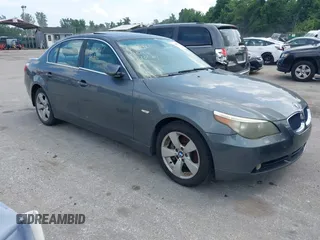 2006 BMW 5 Series 525xi z VIN WBANF33596CB86058, wystawiony jako IAAI lot #42592961 z przebiegiem 122 633 mil mil oraz . Historia ofert i sprzedaży dostępna na DreamBid. Obrazek 1.