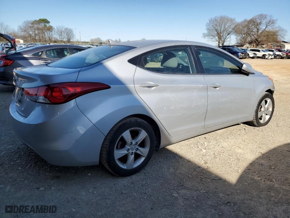 2011 Hyundai Elantra GLS PZEV with VIN 5NPDH4AE7BH048581, listed as a Copart auction lot 46663575 with 95,146 mi miles and Salvage Title. Bid and sale history available at carsss.com. Image 3.