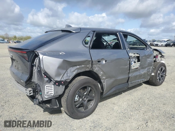 2024 Toyota bZ4X XLE with VIN JTMABACA2RA077887, listed as a Copart auction lot 50841875 with 3,869 mi miles and Salvage Title. Bid and sale history available at carsss.com. Image 3.