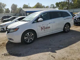 2014 Honda Odyssey Touring с VIN 5FNRL5H92EB059168, выставлен на аукционе Copart как лот 76121914 с пробегом 264 715 миль миль и Списание • Salvage title. История ставок и продаж доступна на DreamBid. Изображение 1.