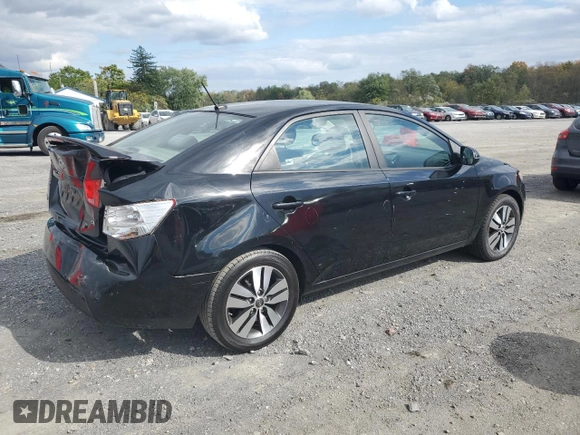 2013 Kia Forte EX with VIN KNAFU4A25D5704903, listed as a Copart auction lot 75198944 with 130,479 mi miles and Salvage Title. Bid and sale history available at carsss.com. Image 3.