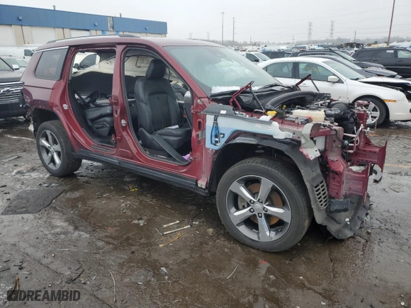 2022 Jeep Grand Cherokee L Limited with VIN 1C4RJKBGXN8511816, listed as a Copart auction lot 43603575 with 0 mi miles and Non Repairable. Bid and sale history available at carsss.com. Image 4.