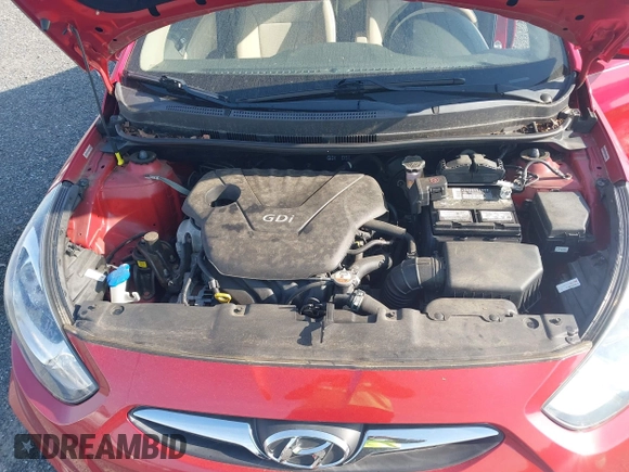 2014 Hyundai Accent GLS with VIN KMHCT4AE1EU739427, listed as a IAAI auction lot 42101934 with 29,298 mi miles and . Bid and sale history available at carsss.com. Image 10.