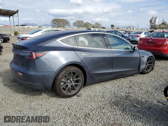2018 Tesla Model 3 Long Range Battery with VIN 5YJ3E1EA2JF038886, listed as a Copart auction lot 52436365 with 47,548 mi miles and Salvage Title. Bid and sale history available at DreamBid. Image 3.