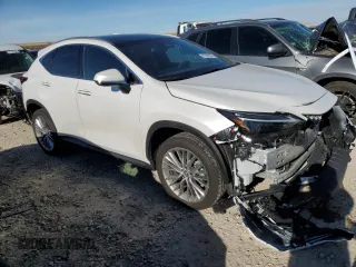2025 Lexus NX 350 Luxury with VIN 2T2HGCEZ8SC060264, listed as a Copart auction lot 81298244 with 6,758 mi miles and Salvage title. Bid and sale history available at DreamBid. Image 4.